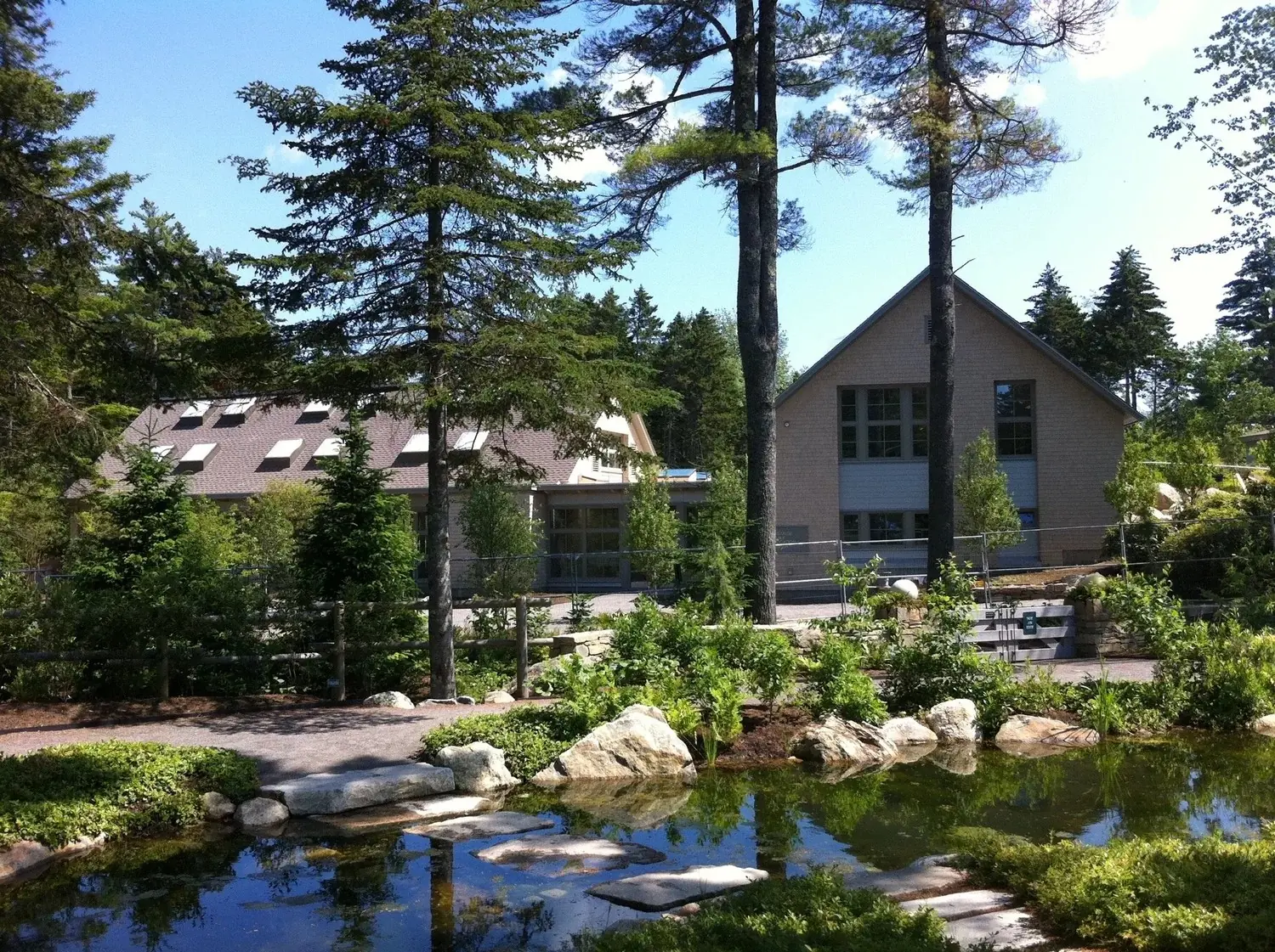 The Bosarge Family Education Center at Coastal Maine Botanical Gardens.