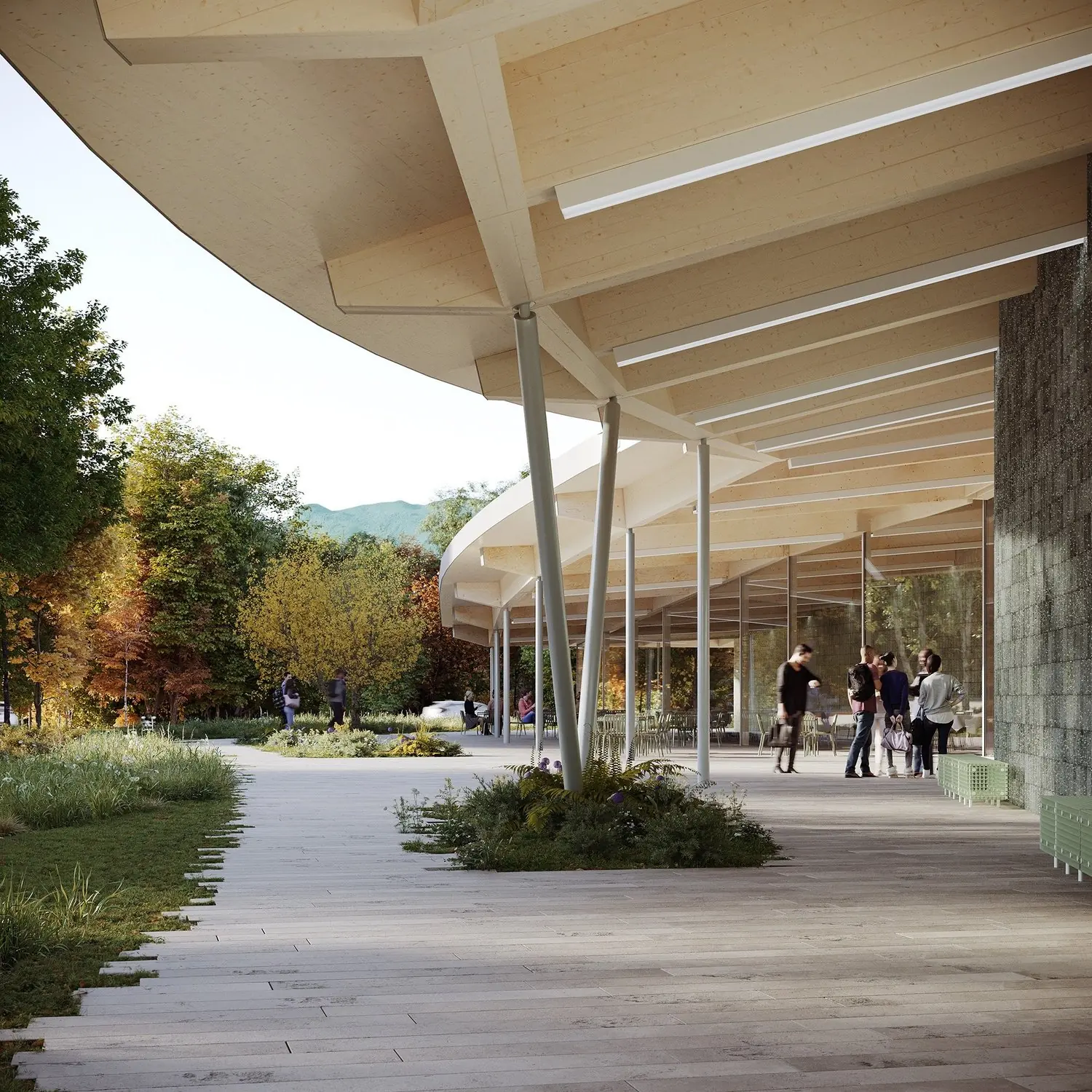 Rendering of the Williams College Museum of Art by SO-IL.